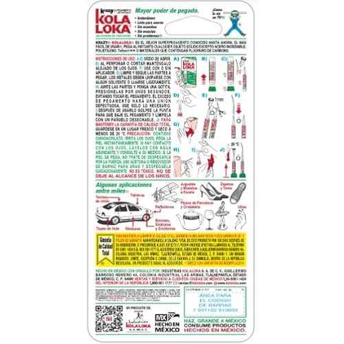 Kola Loka Krazy - 2 gram Instant Glue with Precision applicator.
