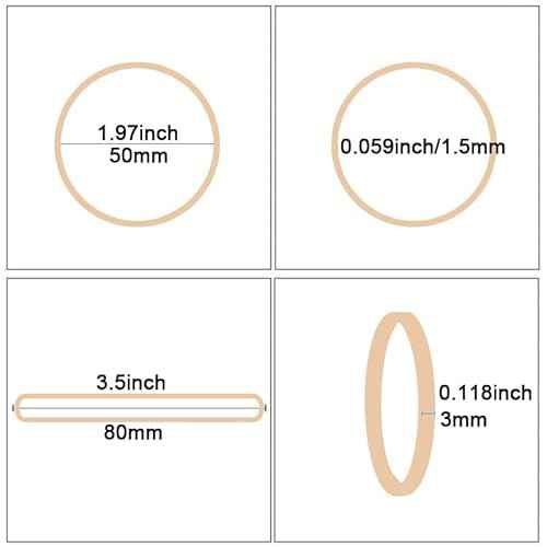 Rubber Bands Size #33 Beige 120pcs Elastic Rubber Bands for Office Supplies