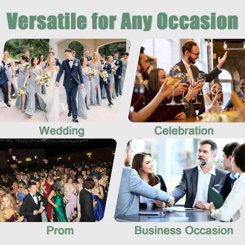 Pocket Boutonniere Plastic Sleeve for Suit Jacket Pocket - No Lapel Pin Required, Square Boutonniere Holder Insert for Wedding Groom & Groomsmen, Prom, Homecoming - Flowers NOT INCLUDED