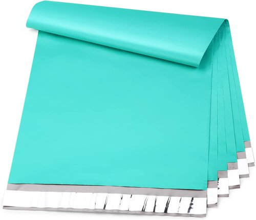 Metronic Teal Poly Mailers - 14.5x19 Large Self-Seal Shipping Bags | 100 Pack for Small Business