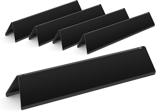 15.3" Flavorizer Bars for Weber Spirit 300 and GS4 Spirit II 300 Series E310 E320 E330 S310 S320 S330 with Front Control Knobs, Porcelain Enameled Steel Grill Heat Plates Replacement for 7636, 5 Pack