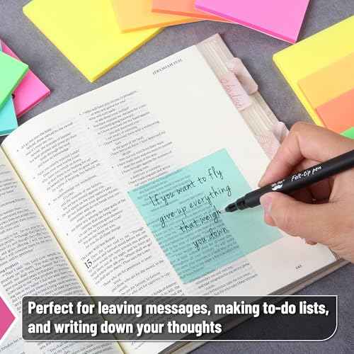 Mr. Pen- Plastic Glitter Sticky Notes, 3¡±x3¡±, 12 Pads, 600 Sheets, Vivid Palette Sticky Notes, Sticky Note, Self-Stick Note Pads