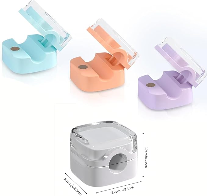8 Pack Magnetic Cable Clips – Adjustable Cord Holder for Desk, Nightstand, Car, Office | Adhesive Cable Clips & Wire Clips for Cable Management | Organize Charger Holders for Cords, Phone Cord Holder