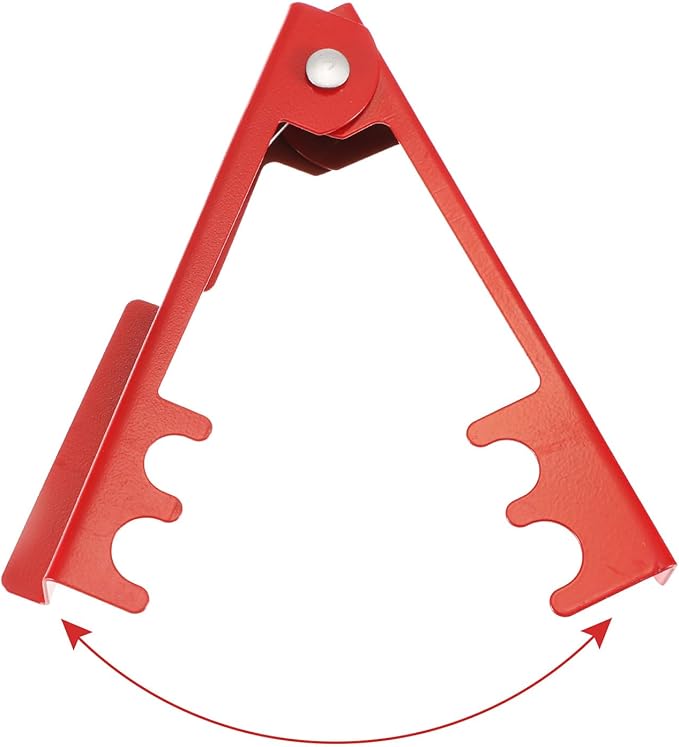 HARFINGTON 2pcs Rose Thorn Stripper Tool Set 5.5" 4.7" Metal PVC Flower Thorn Leaf Remover Flower Stem and Leaf Stripping for Gardening Home Florist, Red,Green