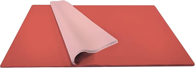 Jillson Roberts Bulk 20 x 30 Inches Recycled Tissue, Red, 480 Unfolded Sheets (BFT09)