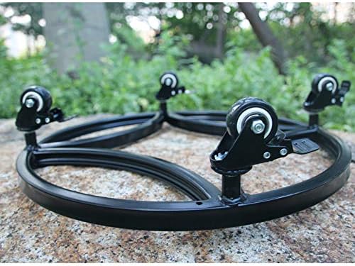 Zhongma 18.1" Plant Caddy with Wheels, Heavy Duty Construction, 300 Lbs Capacity, Load-Bearing Wheels with Brakes