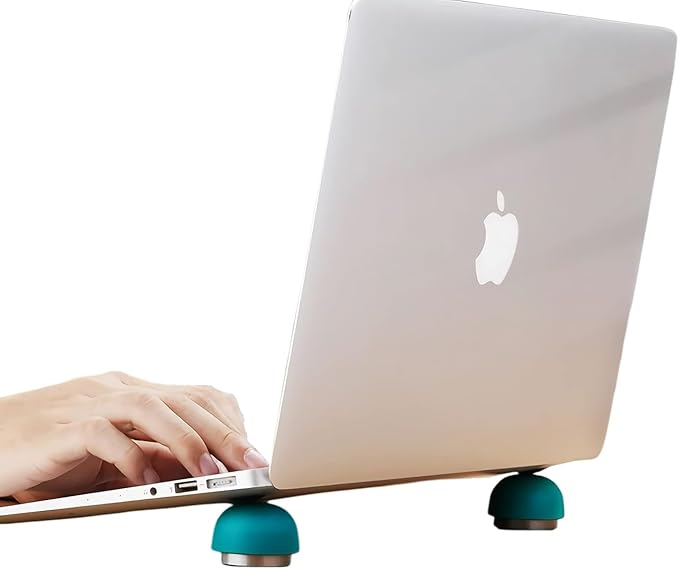 COPORA Laptop Cooling Stand, Portable Magnetic Laptop Cooler, Small Invisible Cooler Ball, Ergonomic Laptop Stand for Computer