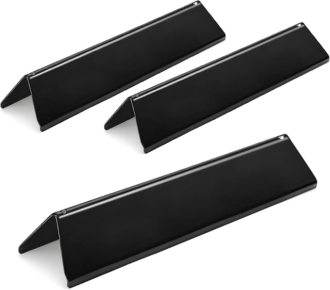 KifonMetals 15.3 Inch Porcelain-enameled Steel Flavorizer Bars for Weber Spirit I & II 200 Series, Spirit E210, S210, E220, S220, for Weber Spirit Grill Parts 7635, 3 PCS
