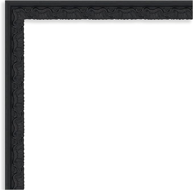 Amanti Art Black Framed Magnetic Board 20x26 Medium Vision Board for use with Magnets, 100% Metal Sheet to Display Items as Office Decor or for Home Organization in mudroom, Kitchen or Kids Room