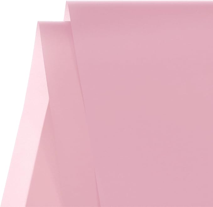 MECCANIXITY Flower Wrapping Fog Paper 22.8x22.8 Inch Waterproof Matte Floral Wrapping Paper for DIY Crafts, Gift/Gift Box Packaging Pink 20 Pcs