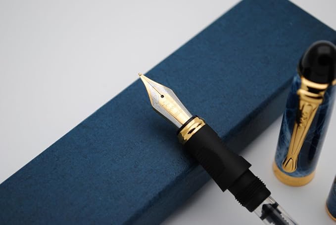 JINHAO X450 Fountain Pen M Nib (Green Marble)