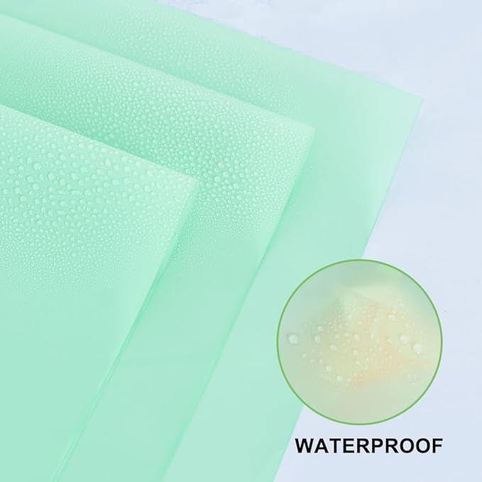 BEISHIDA 20 PCS Turquoise Floral Wrapping Paper-Matte Waterproof Flower Wrapping Paper Bouquet for Florist Supplies, DIY Crafts, Gift Packaging, Wedding, Birthday Gift