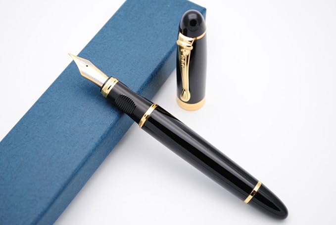 JINHAO X450 Fountain Pen M Nib (Bright Black)