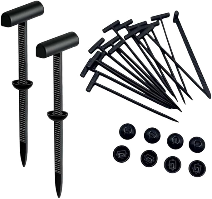 Nylon Universal Cable Tie Buckle, Upgrade Cable Tie Buckle Zip Tie, Zip Tie Style Clip, Multifunctional Nylon Cable Ties for Cars Daily Repair Bumper Clips (Black 30pcs)