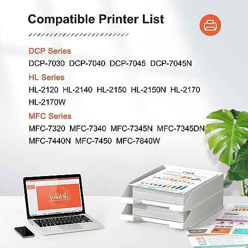v4ink 2PK Compatible TN360 Toner Cartridge Replacement for Brother TN360 TN-360 TN-330 TN330 Toner High Yield Black for Brother HL-2170W HL-2140 MFC-7840W MFC-7340 MFC-7345N DCP-7040 DCP-7030 Printer