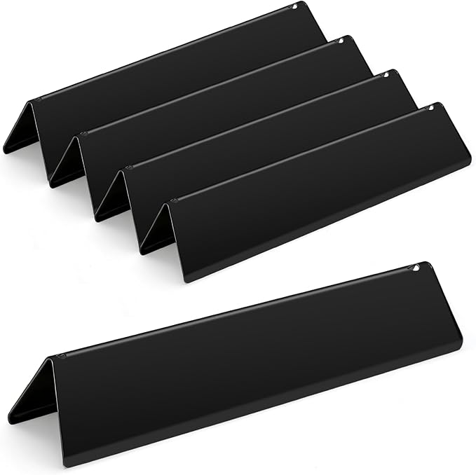 15.3 inch Flavorizer Bars for Weber Spirit Grill Parts Spirit I & Spirit II E310 E320 E330 S310 S320 S330 Gas Grills with Front Control Knob, 5 PCS 7636 Porcelain-enameled Steel Flavor Bars