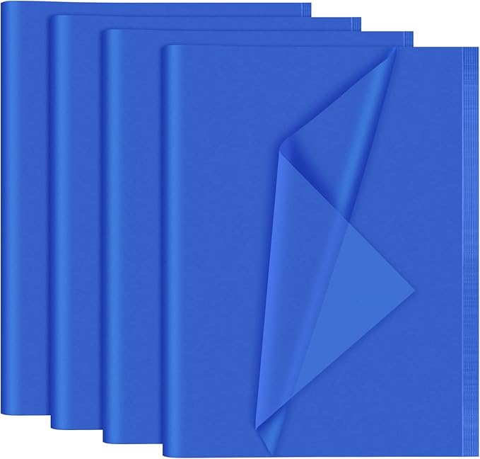 NEBURORA 120 Sheets Blue Tissue Paper - 14 x 20 Inches Navy Blue Wrapping Tissue for Gift Bags, Packaging, Floral Filler, Crafts, Birthday, Baby Shower, Wedding Decor