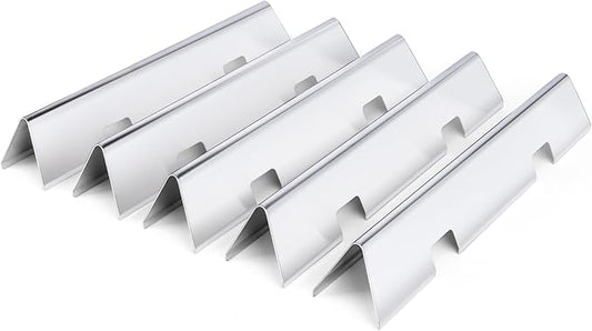 Uniflasy 15.3" Flavorizer Bars for Weber Spirit 300 and GS4 II Spirit 300 Series, Spirit E310 S310 E320 S320 E330 S330 Gas Grills with Front Mounted Control Panels, Stainless Steel Heat Plate, 7636
