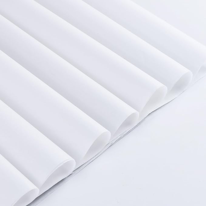 Simetufy 115 Sheets Large 20 x 30 Inch White Tissue Paper for Gift Bags, Archival Bulk for Textiles, Clothing Storage