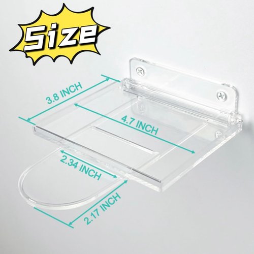 Collapsible Acrylic Shelf by Funko Pop - 10-Pack Display Case for Collectible Figures (4.5" x 3.5")