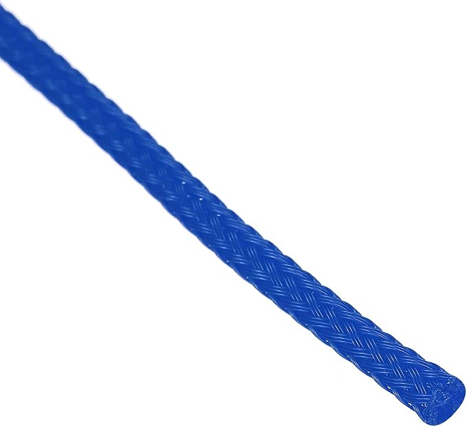 uxcell PET Expandable Sleeving 25ft 1/8" Blue Cable Management Sleeve Cord Organizer for Wrap Protect Cable