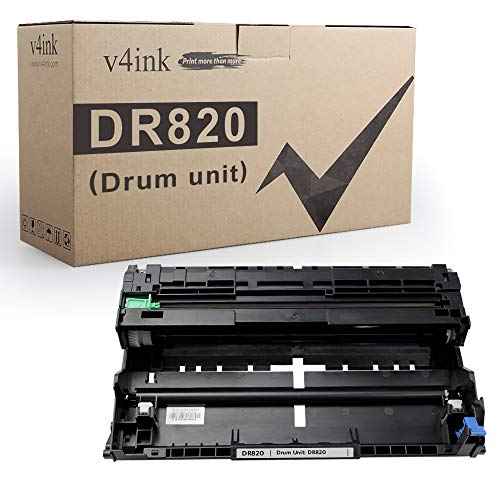 v4ink Compatible DR820 Drum Replacement for Brother DR-820 Drum Unit use with HL-L6200DW L6200DWT L5100DN L6300DW L5200DWT L5200DW MFC-L5850DW MFC-L5900DW L6700DW L5800DW L5700DW Printer NOT Toner