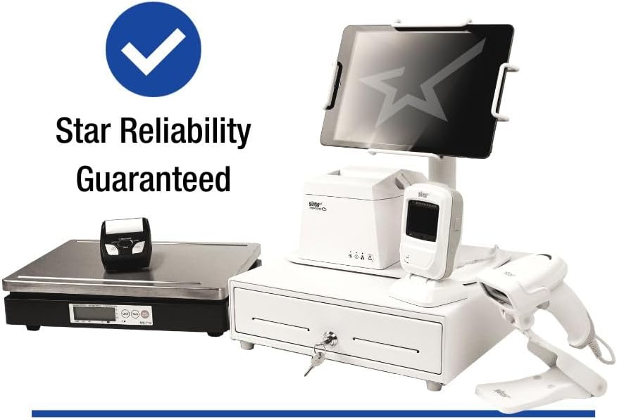Star Micronics TSP143IIILAN Thermal Receipt Printer - Ethernet Connectivity, Auto-Cutter, Gray