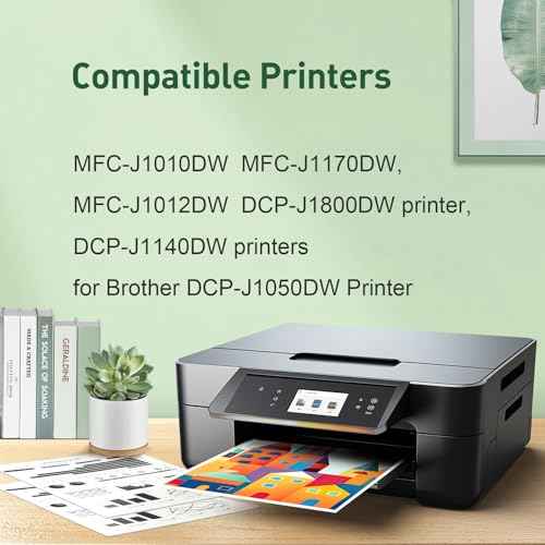 KINGWAY LC401XL Ink Cartridges for Brother High Yield Compatible for Brother LC401 Ink Cartridges LC401XL 401 XL Ink cartridges with MFC-J1010DW MFC-J1170DW MFC-J1012DW MFC-J1800DW Printe (5 Pack)