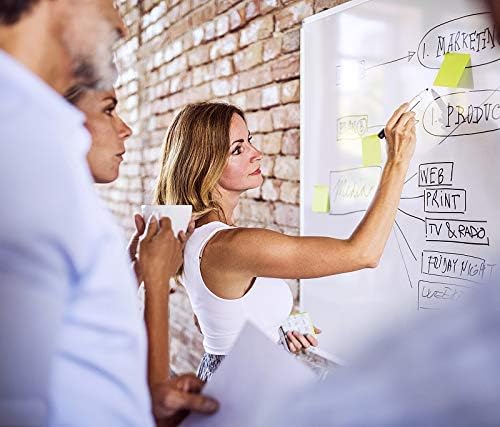 Magnetic Whiteboard by [Brand Name] - 48 x 36 Inches Anti-Ghosting Dry Erase Board with Aluminum Frame for Home Office & Classroom