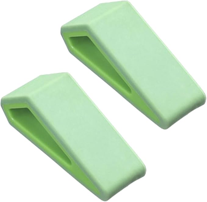Ywmsfl 2Pcs Lightweight Portable Laptop Stand Small Cooling Slip Silicone Tilting Pad Small Tablet Ergonomic Stand for Typing