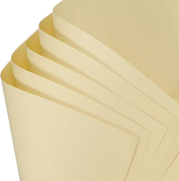 uxcell 60 Sheets Flower Wrapping Paper, 21.5" x 21.5" Waterproof Floral Bouquet Wrapping Papers Florist Supplies for Wedding Party Gift Packaging DIY Crafts, Khaki