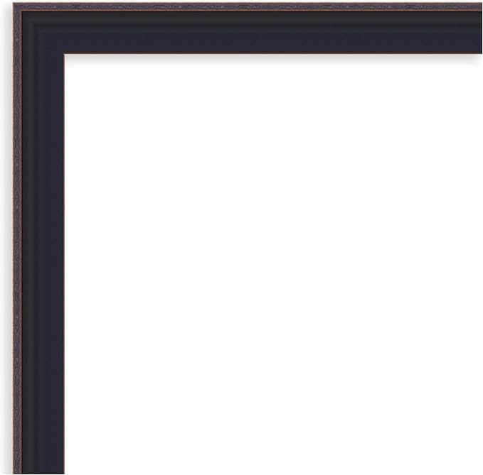 Amanti Art Black Framed Magnetic Board 15x21 Small Vision Board for use with Magnets, 100% Metal Sheet to Display Items as Office Decor or for Home Organization in mudroom, Kitchen or Kids Room