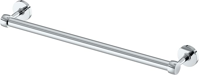 Gatco 5211 Gibson Towel Bar, Wall Mounted Bathroom Towel Holder Rack, Modern Chrome Bath Hardware for Towels & Washcloths