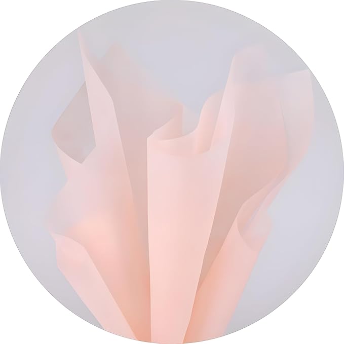 96 Sheets Tissue Flower Wrapping Paper Cotton Wrapping Flower Paper Withdrawable Lining Paper Non-woven Waterproof Floral Bouquet Wraps For Florist Packaging Arrangement (Pink)