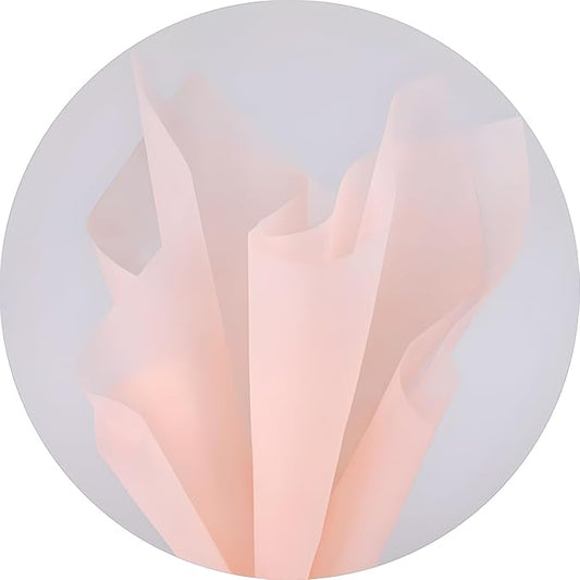 96 Sheets Tissue Flower Wrapping Paper Cotton Wrapping Flower Paper Withdrawable Lining Paper Non-woven Waterproof Floral Bouquet Wraps For Florist Packaging Arrangement (Pink)