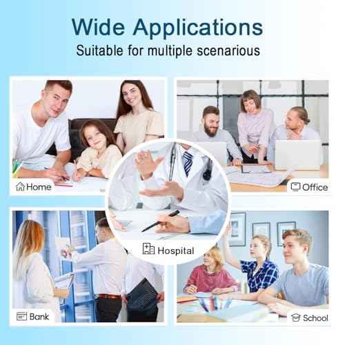 Remanufactured 215 Ink Cartridges and T2950 Ink Maintenance Box Work with Workforce WF-110 WF-100 EC-C100 Printer (3 x Black, 2 x Tri-Color, 1 x T2950)