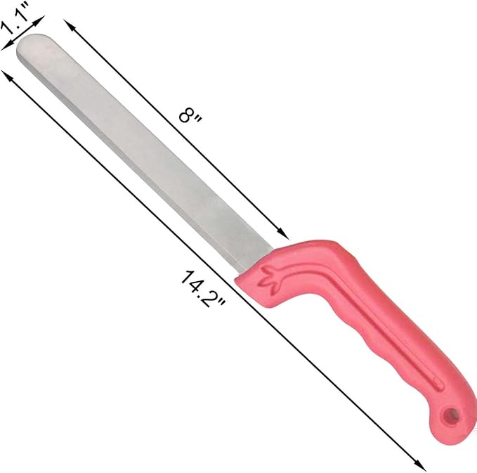 Tinsow Florist Professional Cutting Knife for Flower Foam Block Knives for Floral Foam Block Bricks (Pink)
