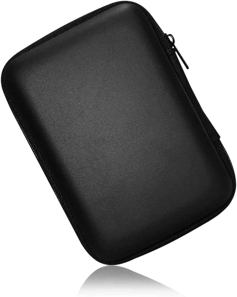 Western Digital Hard Drive Carrying Case - Shockproof Storage Organizer Pouch | 2.5’’ Black
