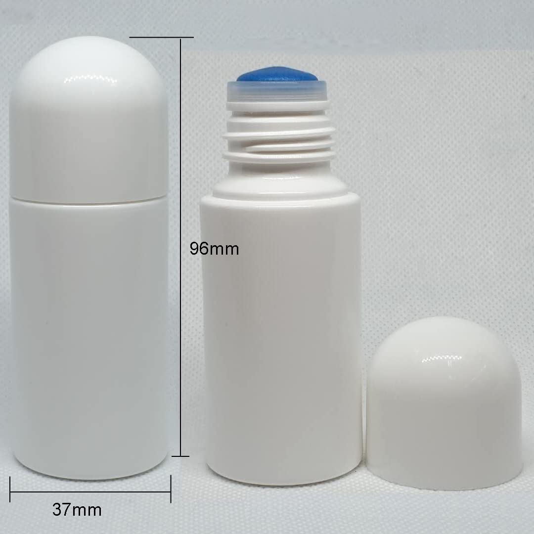 Skiennix Empty Sponge Head Applicator Bottles - 4 Pcs Refillable Liquid Bottles for Essential Oils & Perfumes