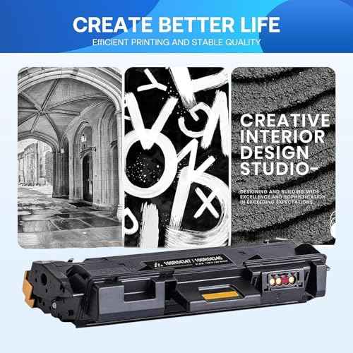 B205/ B210/ B215 Black High Capacity Toner-Cartridge (3,500 Pages/Pack) Compatible for Xerox 106R04347 for Xerox B205, B210 and B215 MRP Laser Printers