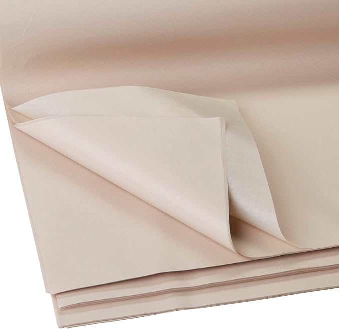 Jillson Roberts Bulk 480-Sheet Count 20" x 30" Recycled Tissue Paper Available in 30 Colors, Natural