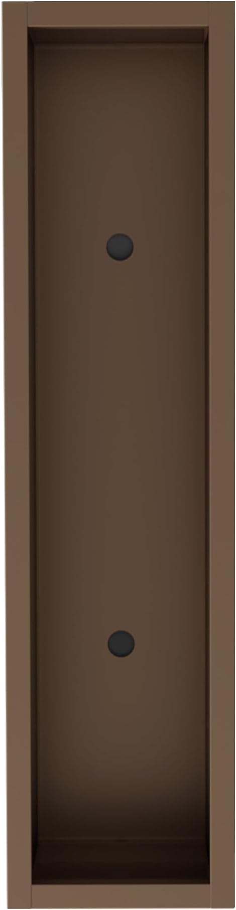 Casaphoriar Metal Planter Box 36"x9"x9", Rectangular Planter and Drainage Holes, Perfect for Outdoor Patio and Balcony Decor, Brown
