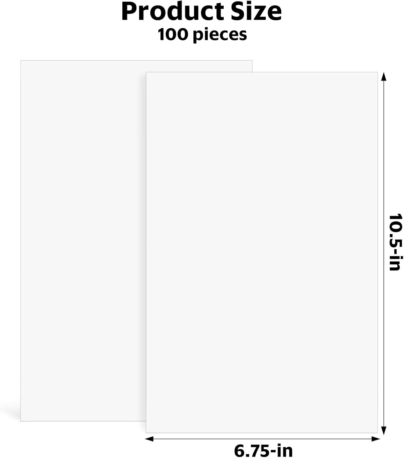 YSCare Comic Book Boards - Acid-Free, Thick & Durable Current Size Boards | 100 Count (White)