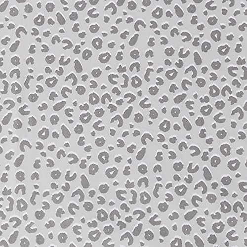 Amazon Basics Lightweight Super Soft Easy Care Microfiber 4 Piece Bed Sheet Set With 14-inch Deep Pockets - Full, Gray Cheetah,Printed