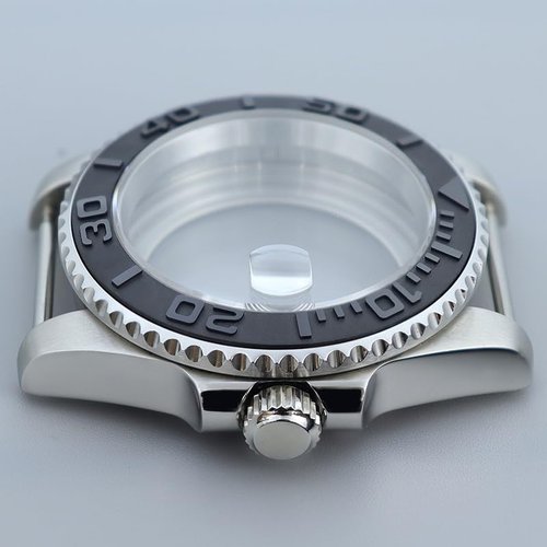 NH35 Diver Waterproof Watch Case - 40mm Sapphire Crystal Glass for NH35, NH34, NH36, Miyota 8215, ETA 2824