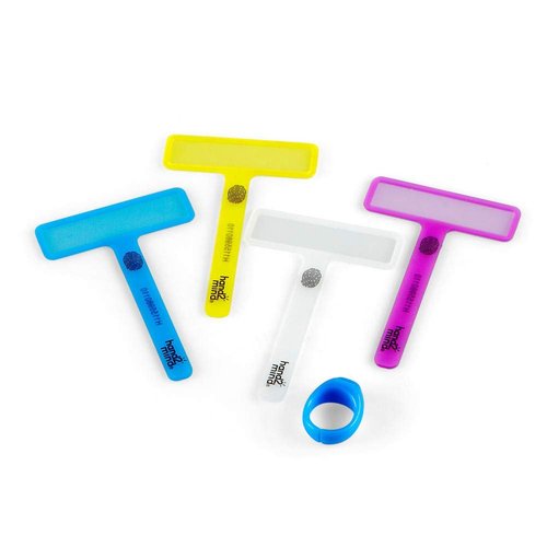 Hand2Mind FingerFocus Highlighter - Guided Reading Strips for Kids | Dyslexia & ADHD Tools (6 Pack)