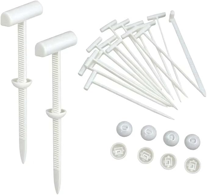 Nylon Universal Cable Tie Buckle, Upgrade Cable Tie Buckle Zip Tie, Zip Tie Style Clip, Multifunctional Nylon Cable Ties for Cars Daily Repair Bumper Clips (White 30pcs)