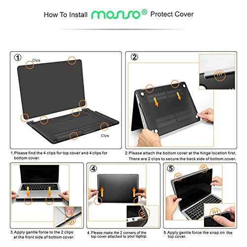 MOSISO Compatible with MacBook Pro 13 inch Case M2 2025, 2024, 2023, 2022-2016 A2338 M1 A2251 A2289 A2159 A1989 A1708 A1706, Plastic Hard Shell&Keyboard Cover&Screen Film&Storage Bag, Antique Green