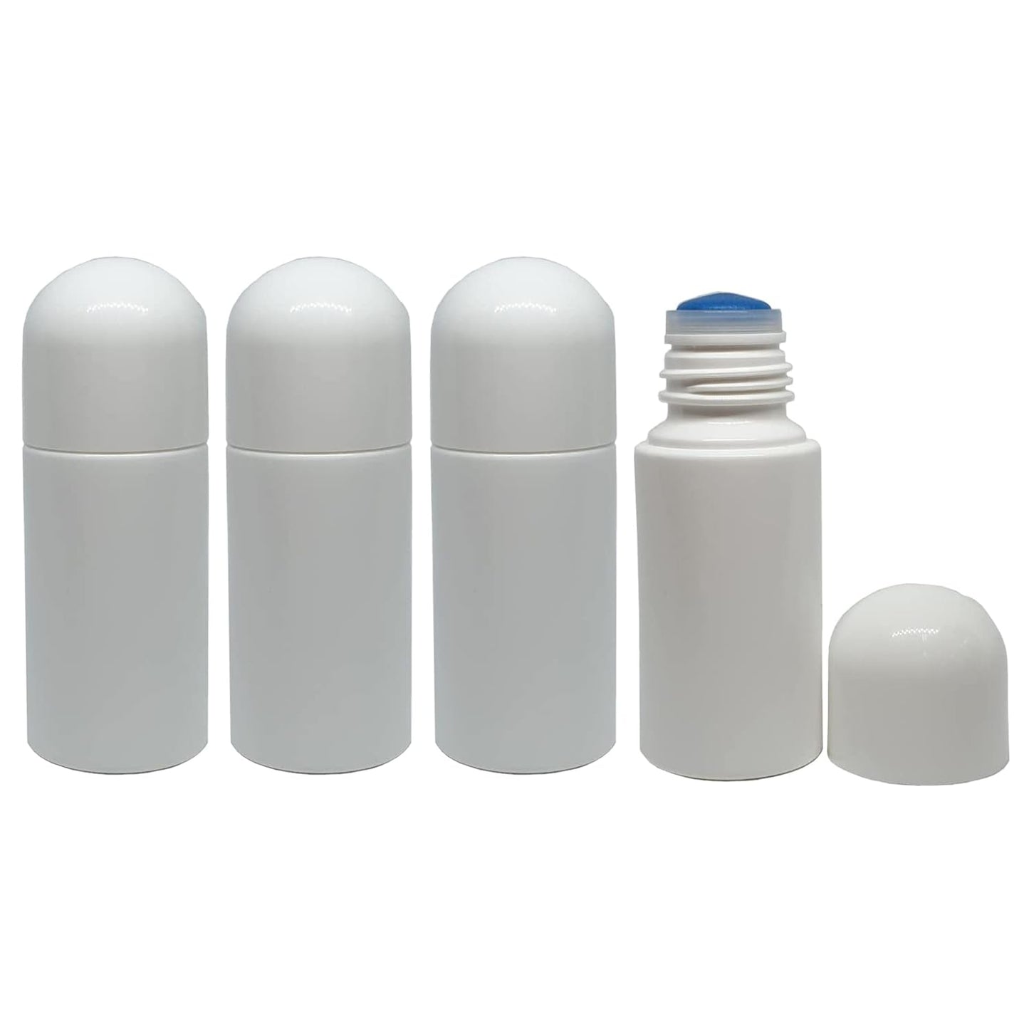 Skiennix Empty Sponge Head Applicator Bottles - 4 Pcs Refillable Liquid Bottles for Essential Oils & Perfumes