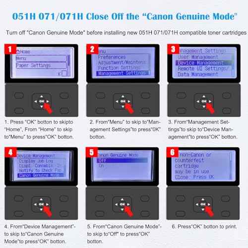 TOPRINT 071H CRG-071H CRG071H Compatible Toner Cartridge High Capacity 2500 Pages Black for Canon ImageCLASS LBP121 LBP122 LBP122dw LBP120 Series MF270 MF272 MF272dw MF273 MF273dw MF275 MF275dw Series